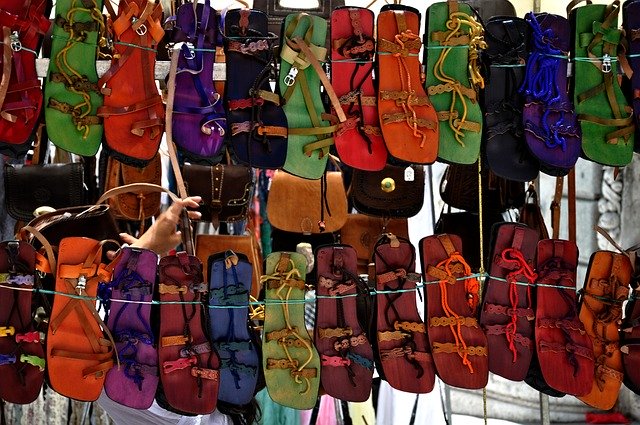 Free download Market Sandals Since -  free photo or picture to be edited with GIMP online image editor