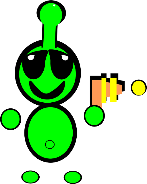 Free download Martian Alien Gun - Free vector graphic on Pixabay free illustration to be edited with GIMP free online image editor