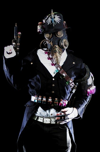 Téléchargement gratuit de Masque Steampunk Facemask - photo ou image gratuite à éditer avec l'éditeur d'images en ligne GIMP