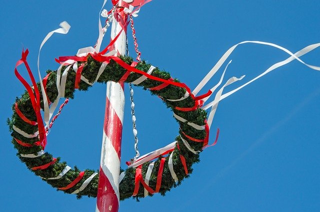 Free download Maypole May Tradition -  free photo or picture to be edited with GIMP online image editor