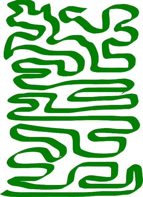 Free download Maze Green Labyrinth - Free vector graphic on Pixabay free illustration to be edited with GIMP free online image editor