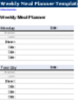 Bezpłatne pobieranie szablonu Meal Planner DOC, XLS lub PPT do edycji za pomocą LibreOffice online lub OpenOffice Desktop online