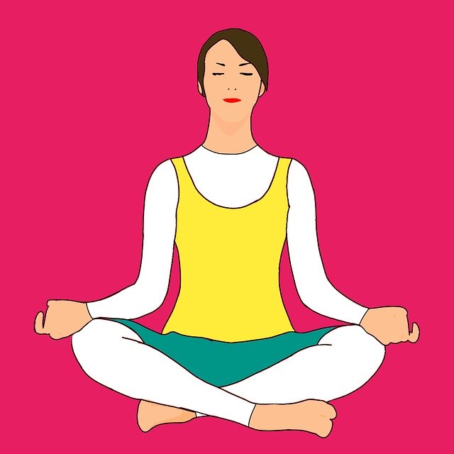 Free download Meditation Yoga Woman -  free illustration to be edited with GIMP free online image editor