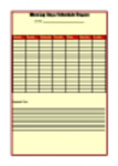 Free download Meeting Days Schedule Report DOC, XLS or PPT template free to be edited with LibreOffice online or OpenOffice Desktop online