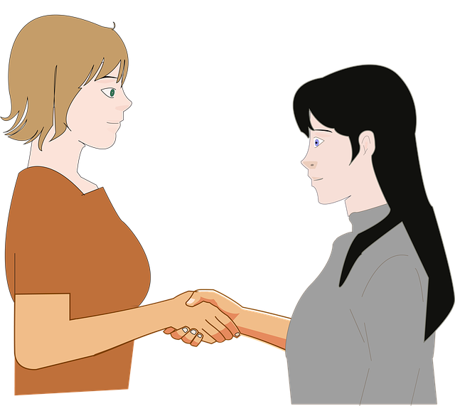 Free download Meeting Greeting Nice To Meet You -  free illustration to be edited with GIMP free online image editor