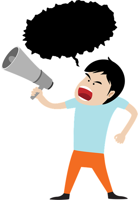 Free download Megaphone Man Business -  free illustration to be edited with GIMP free online image editor