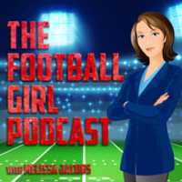 Free download Melissa Jacobs The Football Girl Podcast Album Art V 1 2 free photo or picture to be edited with GIMP online image editor