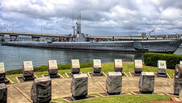 Free download Memorial Submarine Navy Pearl -  free photo or picture to be edited with GIMP online image editor