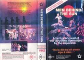 Free download Men Behind The Sun ( Tun Fei Mou, 1988) Australian VHS Cover Art free photo or picture to be edited with GIMP online image editor