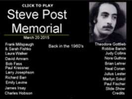 Free download Menu Steve Post Memorial free photo or picture to be edited with GIMP online image editor