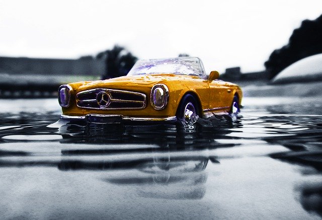 Free download Mercedes Benz Yellow Vintage -  free photo or picture to be edited with GIMP online image editor