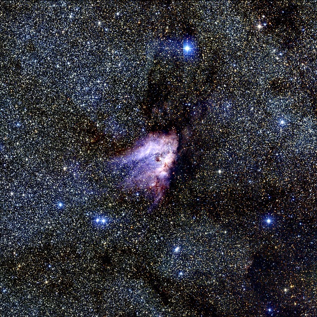 Free download messier 17 nebula space stars free picture to be edited with GIMP free online image editor