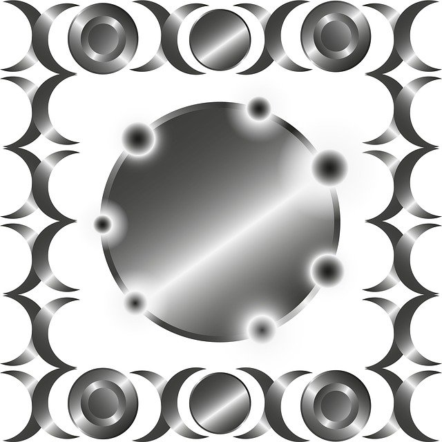 Free download Metal Circle Background -  free illustration to be edited with GIMP free online image editor