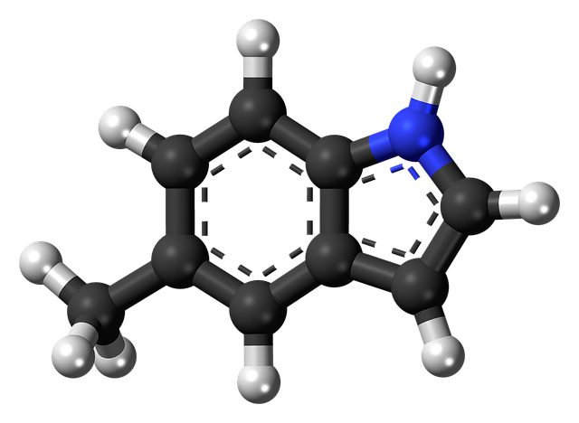 Free download Methylindole Chemistry Atoms -  free illustration to be edited with GIMP free online image editor