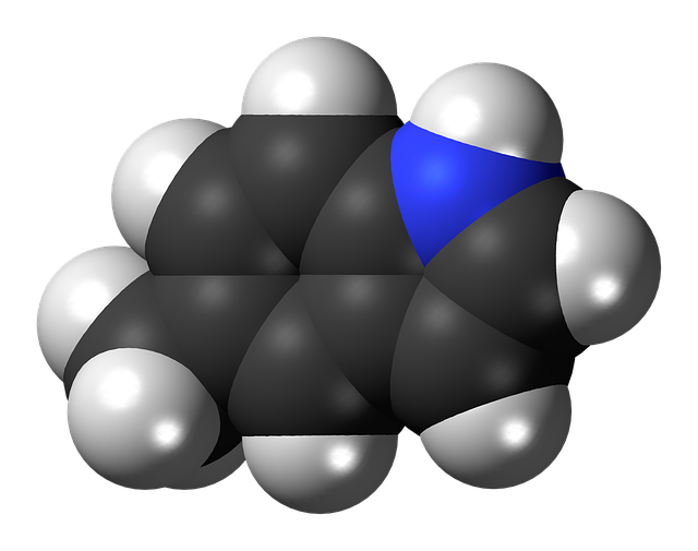 Free download Methylindole Molecule Model -  free illustration to be edited with GIMP free online image editor