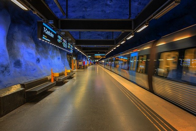 Kostenloser Download Metro Station Stockholm - kostenloses Foto oder Bild zur Bearbeitung mit GIMP Online-Bildbearbeitung