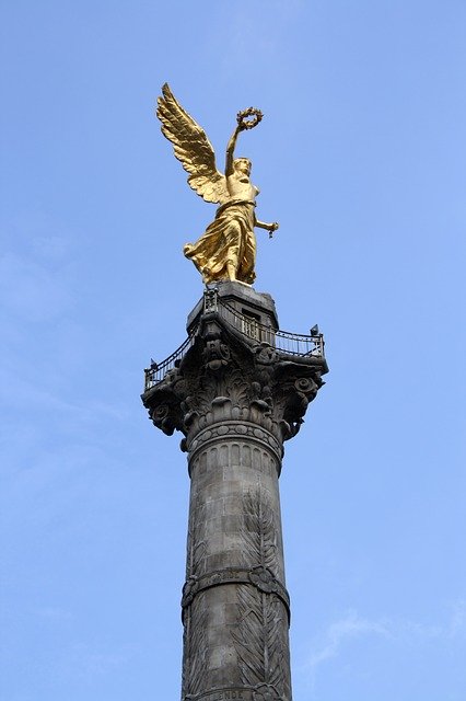 Free download Mexico Sky Angel Of Independence -  free photo or picture to be edited with GIMP online image editor