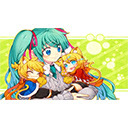 Miku And Friends 02 1366x768  screen for extension Chrome web store in OffiDocs Chromium