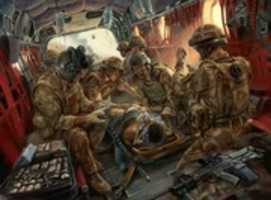 Free download Military Medical Evacuation - Artwork free photo or picture to be edited with GIMP online image editor