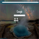 Milky Way over Black Pool, Yellowstone  screen for extension Chrome web store in OffiDocs Chromium