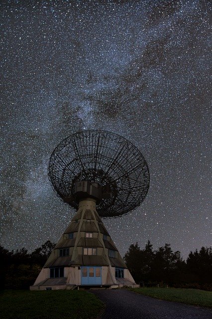 Free download Milky Way Radio Telescope Star -  free photo or picture to be edited with GIMP online image editor