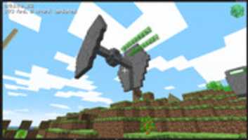 Free download Minecraft Classic: TIE Fighter - Screenshot free photo or picture to be edited with GIMP online image editor