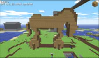 Free download Minecraft Classic: Trojan Horse - Screenshot free photo or picture to be edited with GIMP online image editor