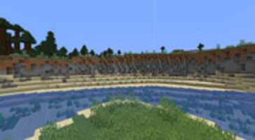 Free download Minecraft Custom Cliff - Screenshot free photo or picture to be edited with GIMP online image editor