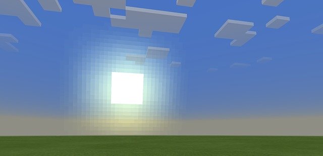 Free download Minecraft Game Sun -  free illustration to be edited with GIMP free online image editor