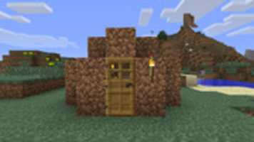 Free download Minecraft Small Dirt House free photo or picture to be edited with GIMP online image editor