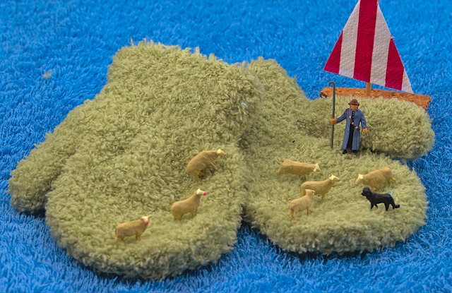 Free download miniature figures the sheep shepherd free picture to be edited with GIMP free online image editor