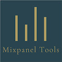 Mixpanel Tools  screen for extension Chrome web store in OffiDocs Chromium