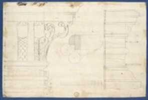 Free download Moldings and Plan for Column on Door of Library Bookcase, from Chippendale Drawings, Vol. II free photo or picture to be edited with GIMP online image editor