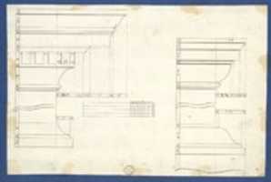 Free download Moldings for Bookcases, from Chippendale Drawings, Vol. II free photo or picture to be edited with GIMP online image editor