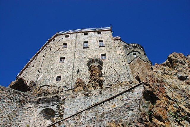 Free download Monastery Sacra San Michele -  free photo or picture to be edited with GIMP online image editor