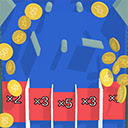 Money Rush Casual Game  screen for extension Chrome web store in OffiDocs Chromium