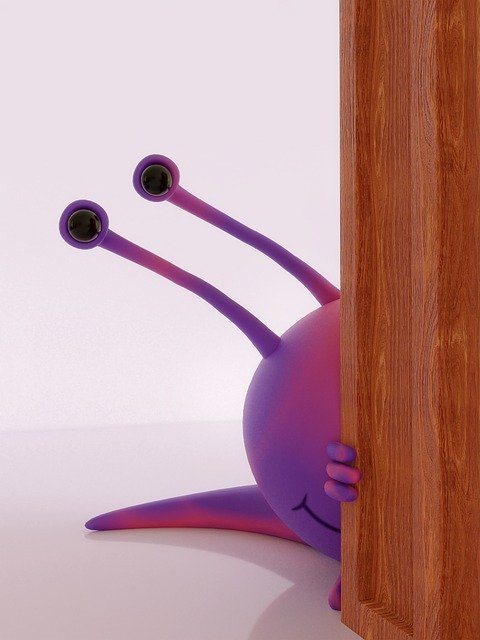 Free download Monster Peek-A-Boo Sneaking -  free illustration to be edited with GIMP free online image editor