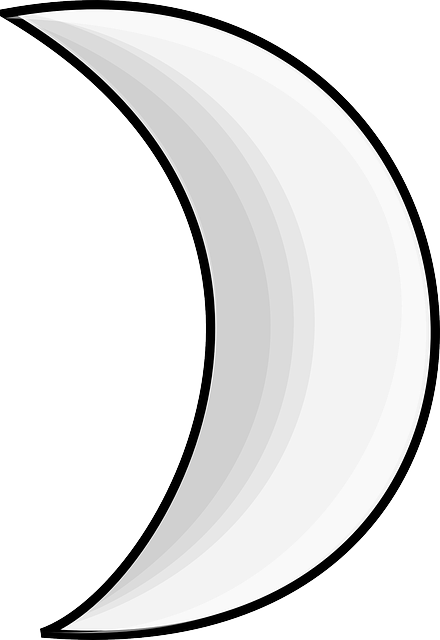 Moon Crescent Sign - Free vector graphic on Pixabay