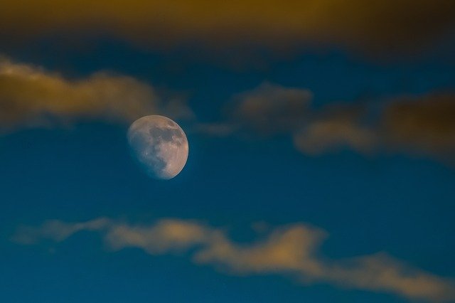 Free download Moon Rising Sky Clouds -  free photo or picture to be edited with GIMP online image editor