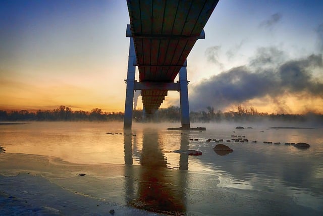 Free download morning fog river sunrise free picture to be edited with GIMP free online image editor