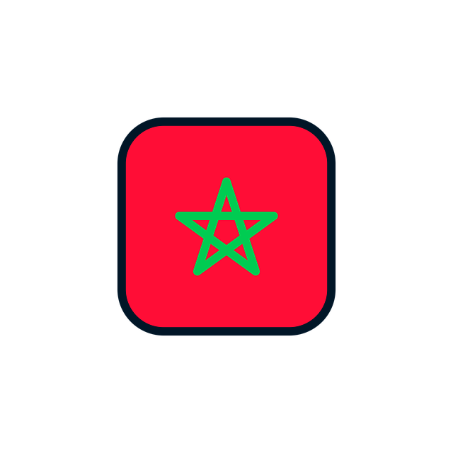 Free download Morocco Icon Flag -  free illustration to be edited with GIMP free online image editor