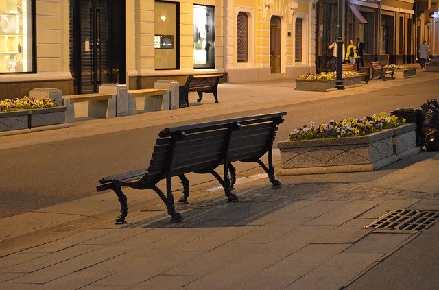 Free download Moscow City Bench -  free photo or picture to be edited with GIMP online image editor