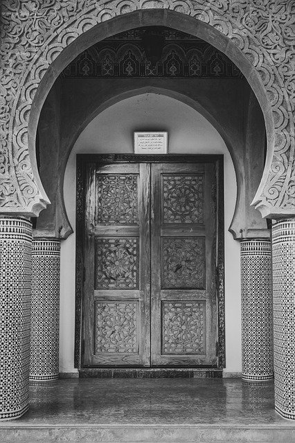 Free download Mosque Entrance Exterior -  free photo or picture to be edited with GIMP online image editor