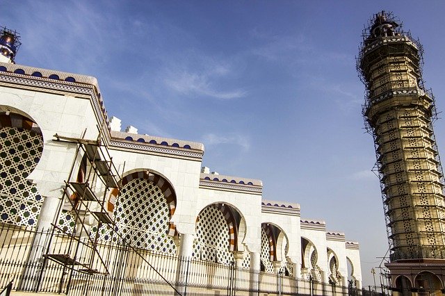 Free download Mosque Senegal Muslim -  free photo or picture to be edited with GIMP online image editor