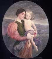 Free download Mother and Child: A Modern Madonna free photo or picture to be edited with GIMP online image editor