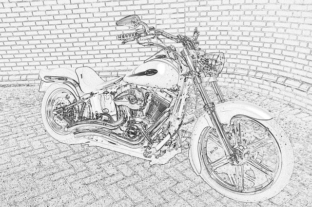 Free download Motorbike Superbike Harley -  free illustration to be edited with GIMP free online image editor