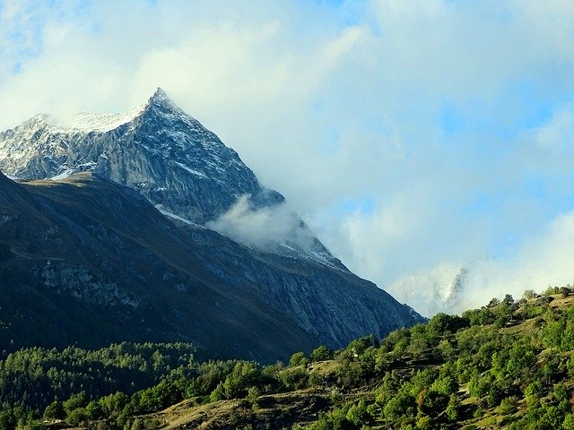 Free download Mountain Alpine Clouds -  free photo or picture to be edited with GIMP online image editor