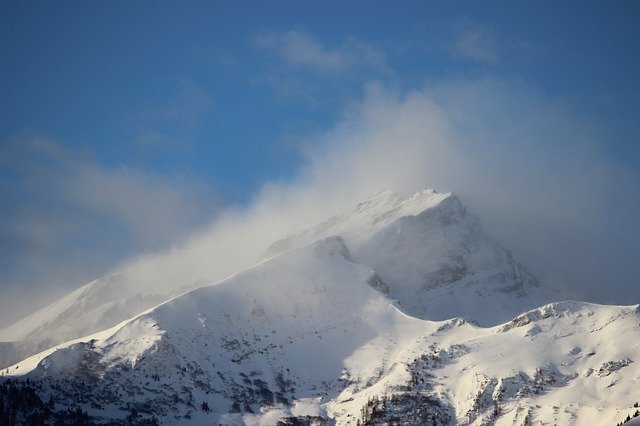 Free download Mountain Calanda Winter -  free photo or picture to be edited with GIMP online image editor