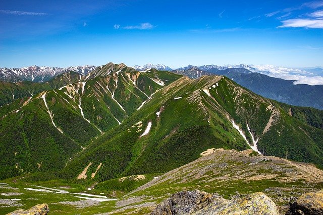 Free download mountainous landscape clear skies free picture to be edited with GIMP free online image editor