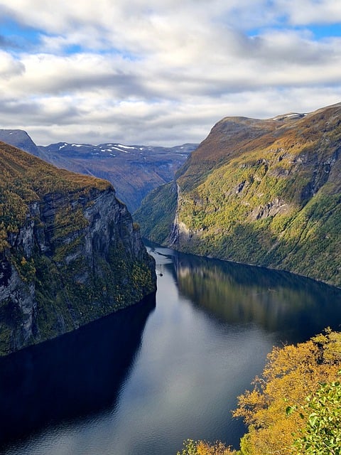 Free download mountains fjord river lake travel free picture to be edited with GIMP free online image editor